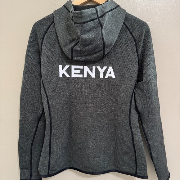 Nike Pro Elite Kenya Team Issue Tech Fleece Hoodie Jacket Running Womens M NEW - Picture 2 of 10